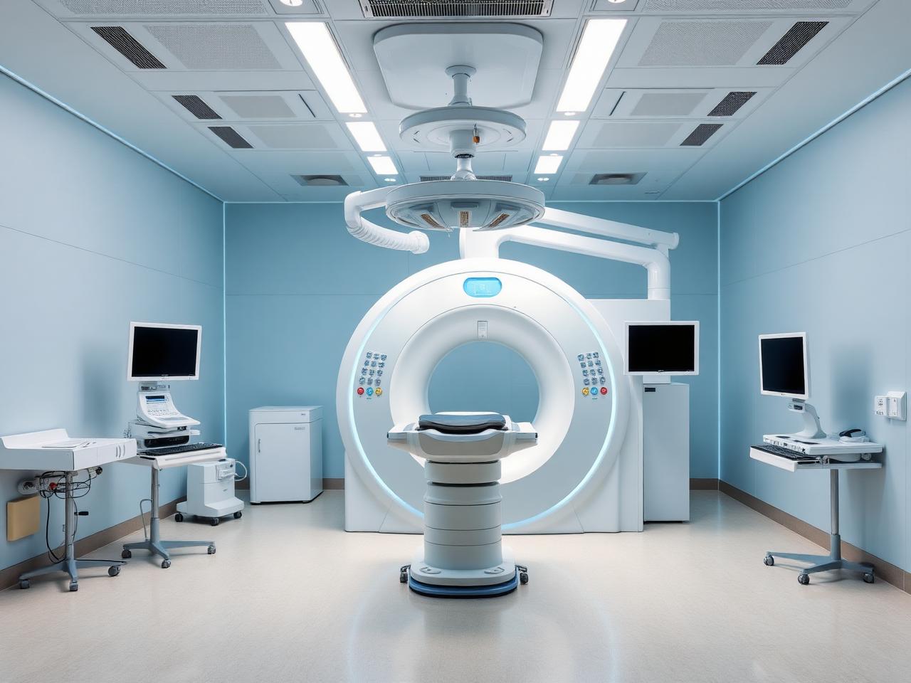 Scanner médical dans un bloc opératoire moderne