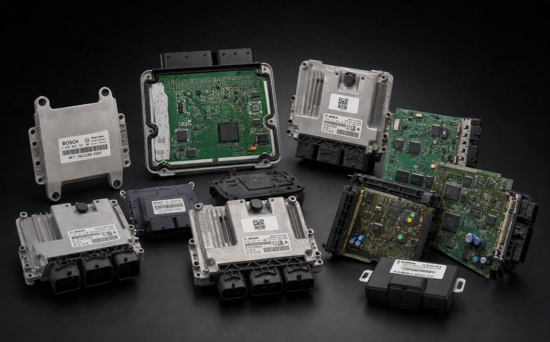 ECU moteur, TCU, BCM & passerelles électroniques